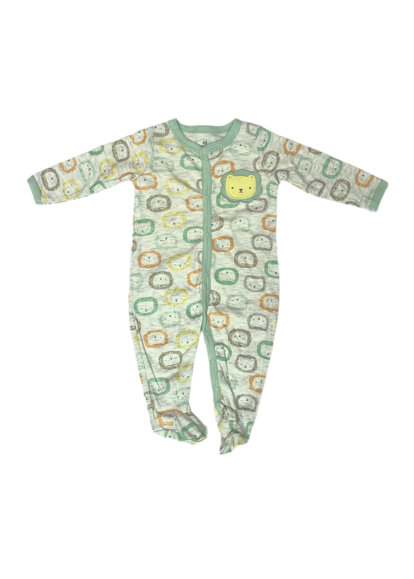 Pijama gris/verde gato bebe niño Tinytots D00427TT