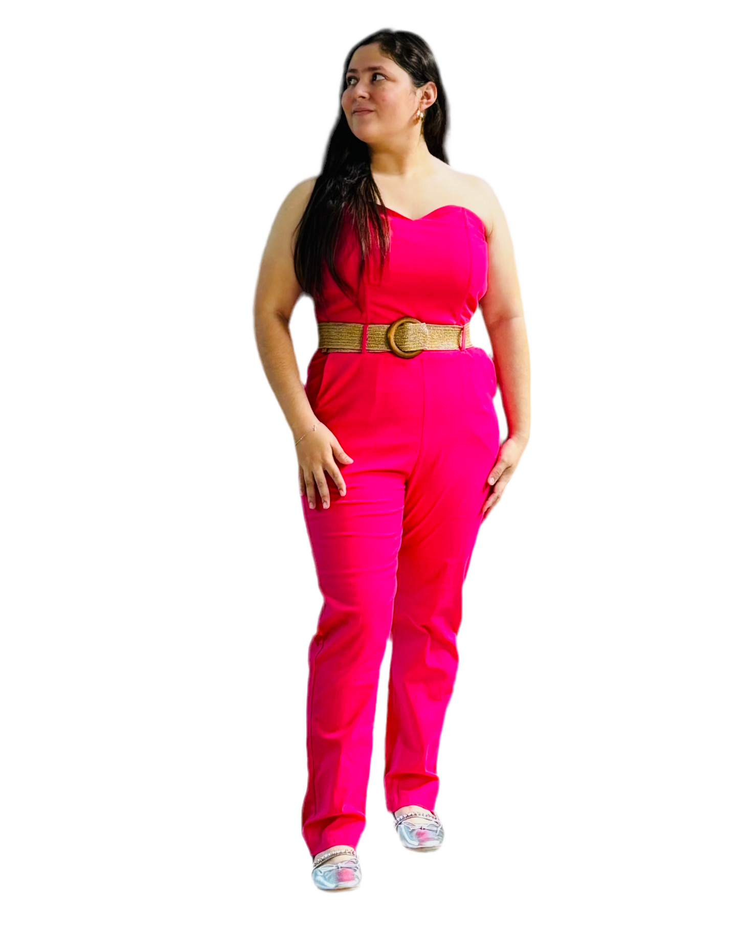 Jumper mujer formal dama con faja Fucsia CJD1210-22 690590