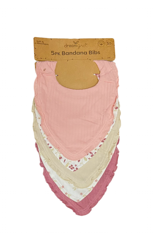 Set 5 Baberos bebé Niña