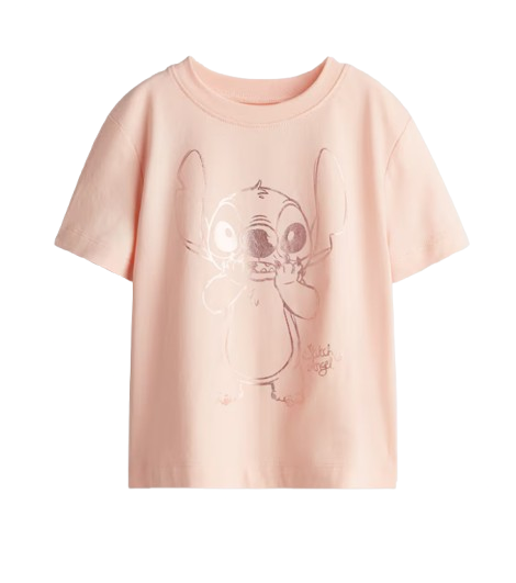 Camisa salmon stitch Disney H&M niña