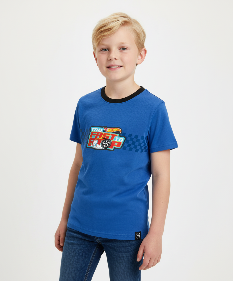 Camisa azul niño Hotwheels HW-91341 Disney
