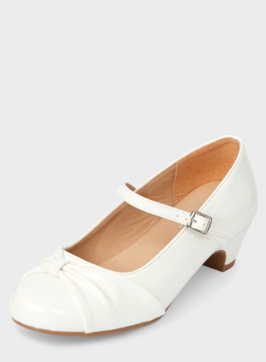 Zapatillas blancas tacon niña Childrens Place