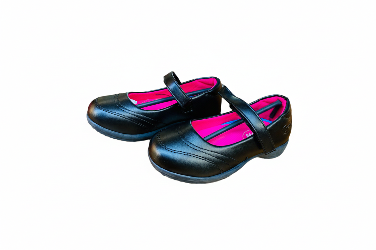 Zapatos escolares niña negros 570-1415365 590490