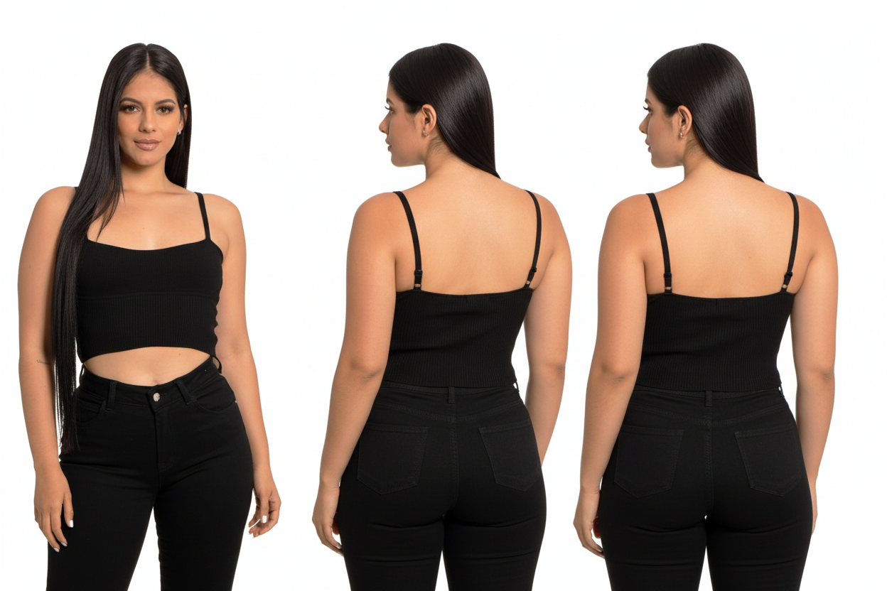 Camisa blusa dama mujer negro CTD1160-58 445390