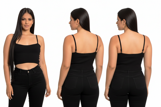 Camisa blusa dama mujer negro CTD1160-58 445390