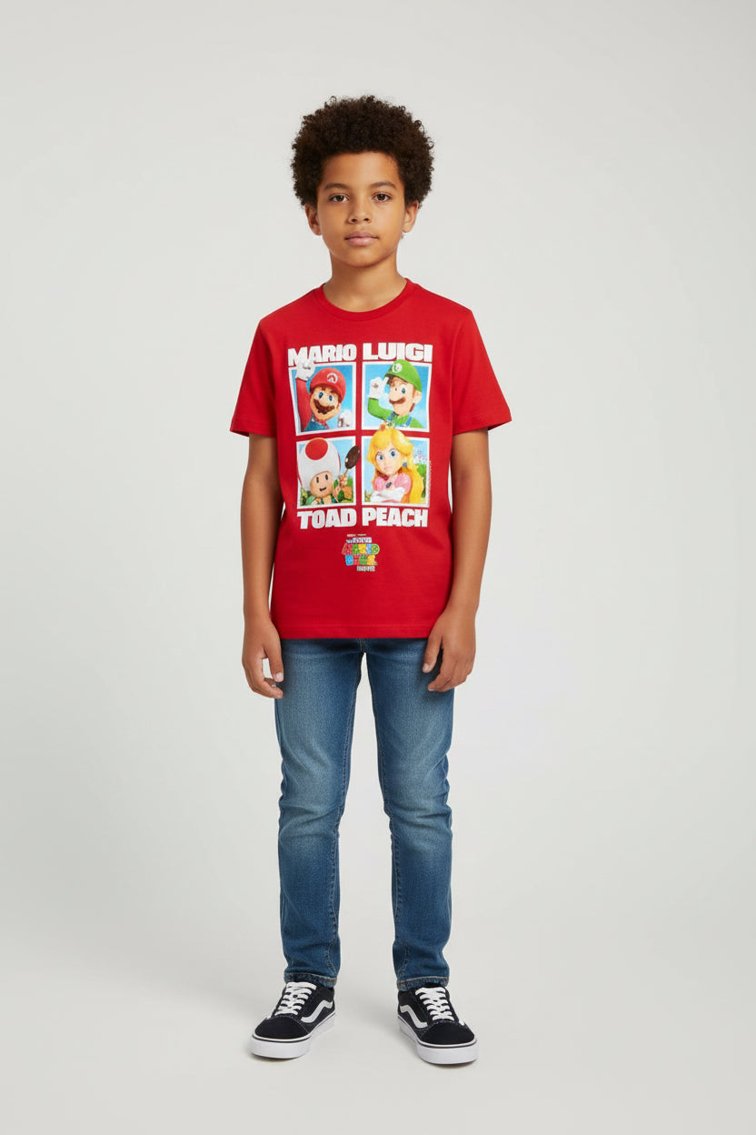 Camisa roja Mario Bross old navy niño