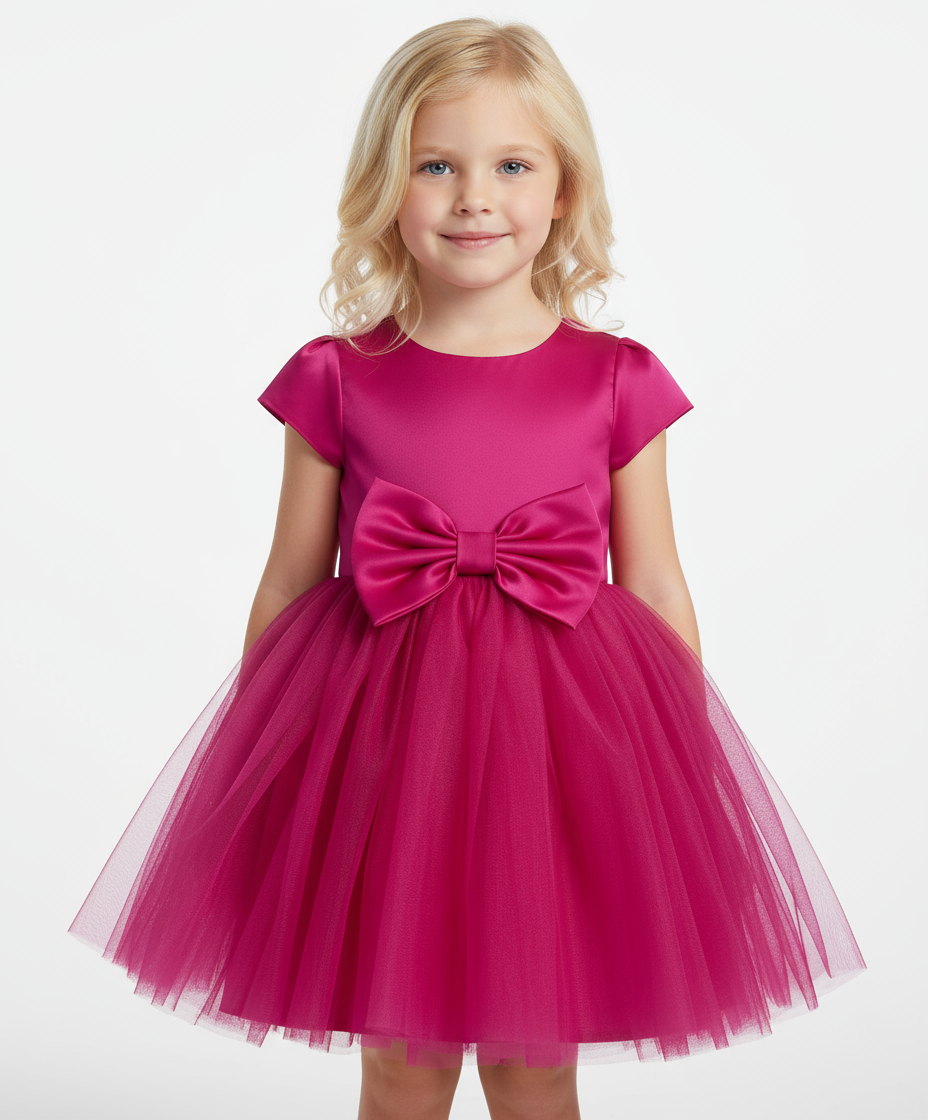 Vestido niña rosado fucsia Gymboree eventos gala