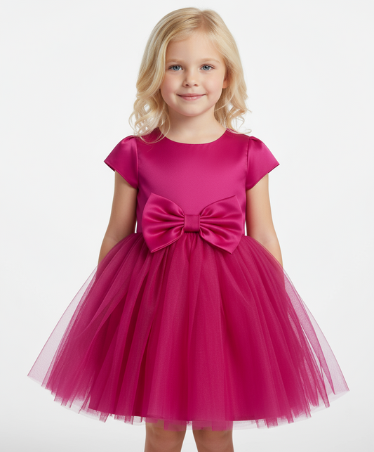 Vestido niña rosado fucsia Gymboree eventos gala