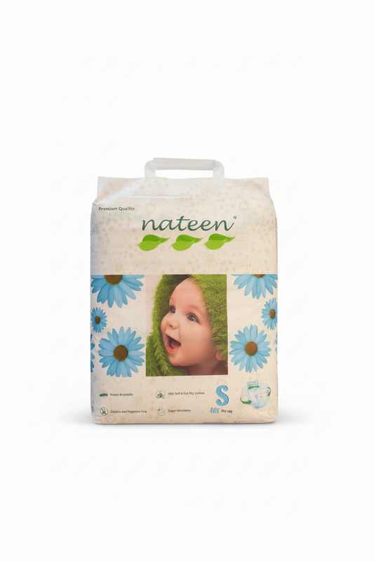 Pañales bebe niño niña nateen S 80 uni/paq NA0000030