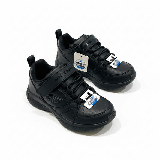 Tenis Negros Niño Niña Skechers pegar 302635 zapatos negros
