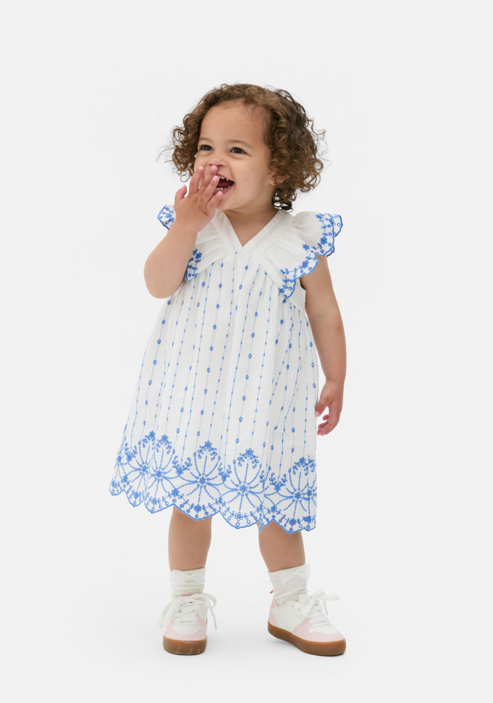 Vestido blanco niña Primark