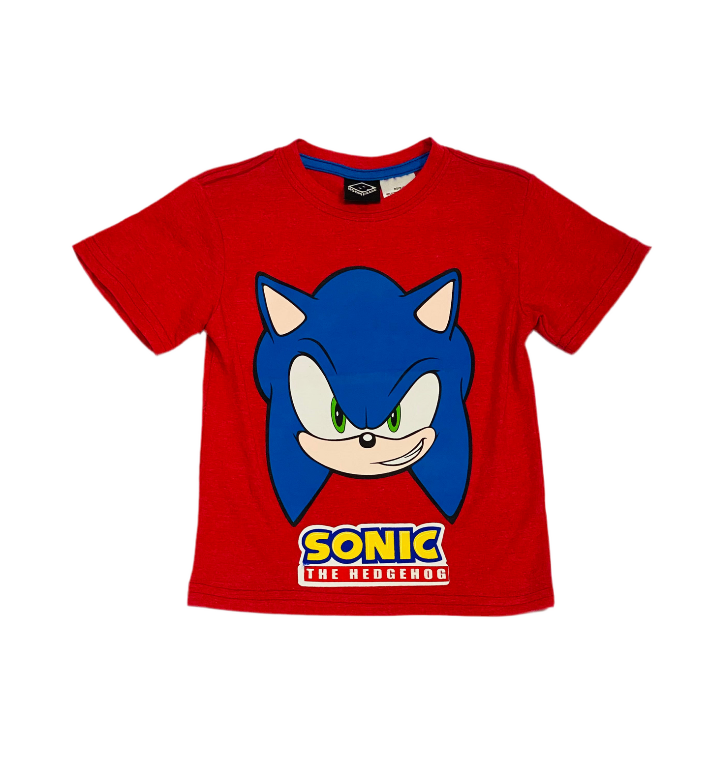 Camisa roja sonic niño promo 4x1000