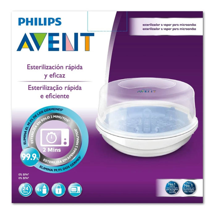 Esterilizador avent 4 Biberones bebe biña niño