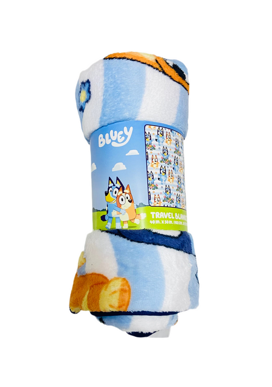 Cobija sabana de viaje  bluey unisex