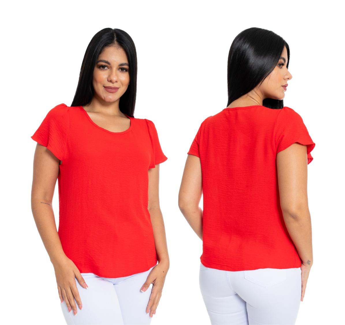 Camisa dama roja chic mi CTD1199-31 445390 promo 3x1000