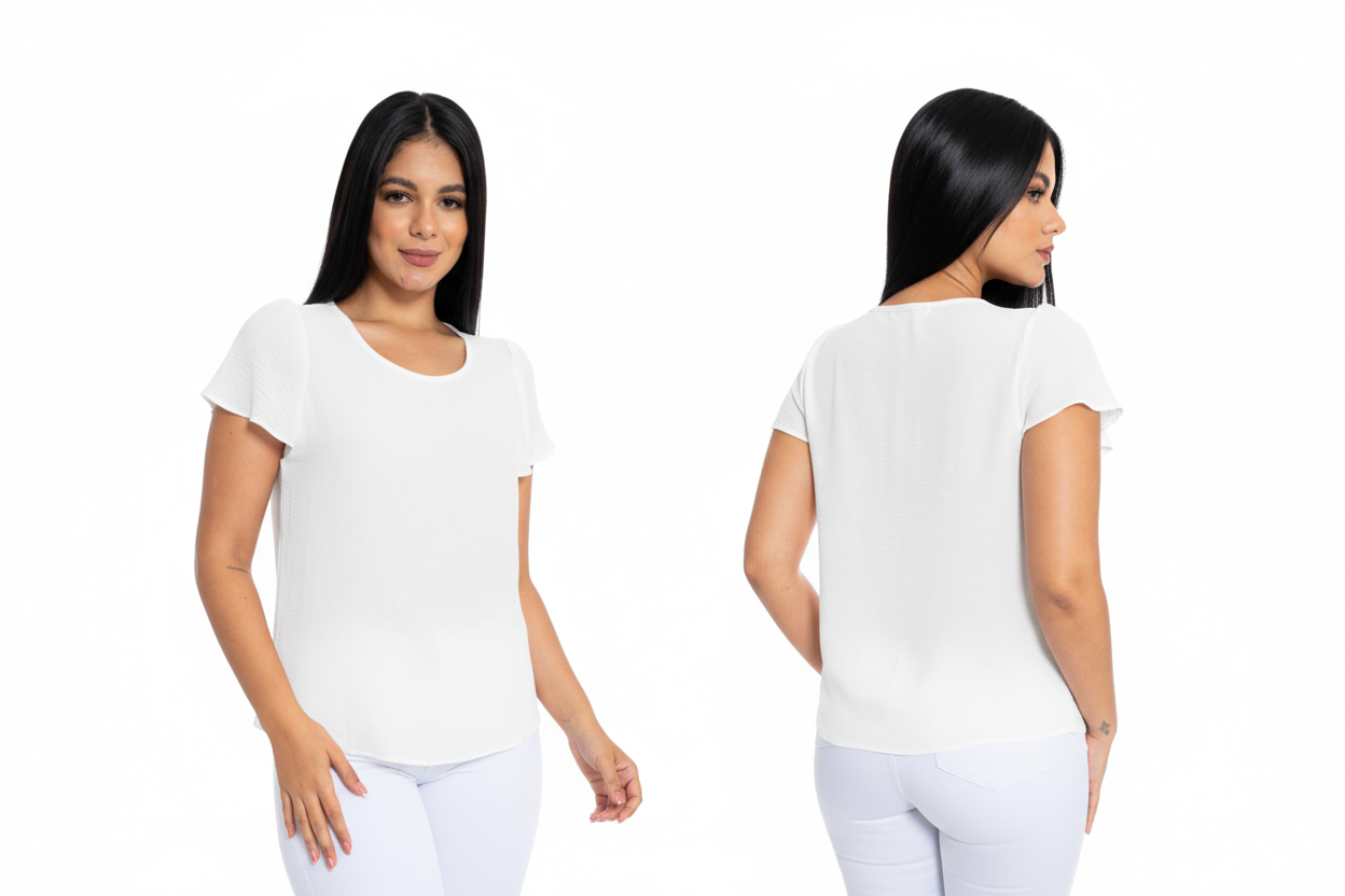 Camisa dama blanco chic mi CTD1199-31 445390 promo 3x1000