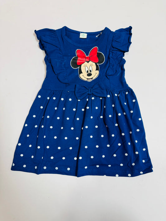 Vestido azul oscuro Niña Minnie D10-MI-1297B