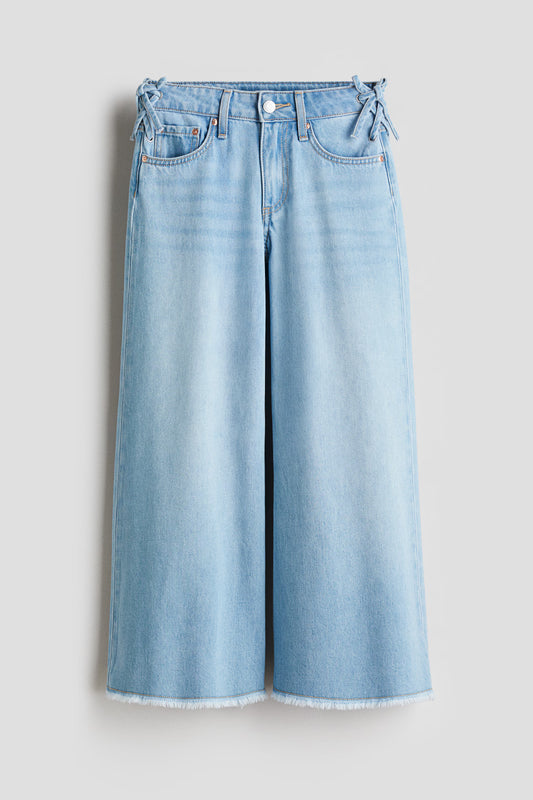 Pantalon Jeans azul cargo H&M 1281815004