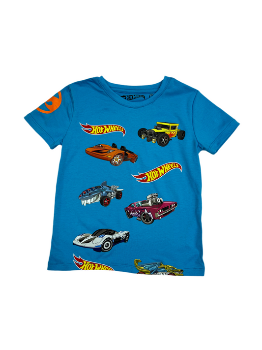Camisa azul claro niño Hotwheels Disney HW-91405
