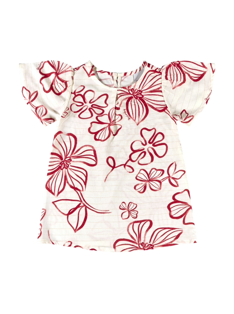 Vestido blanco flores rojas quimbybaby bebe niña 34147_191763