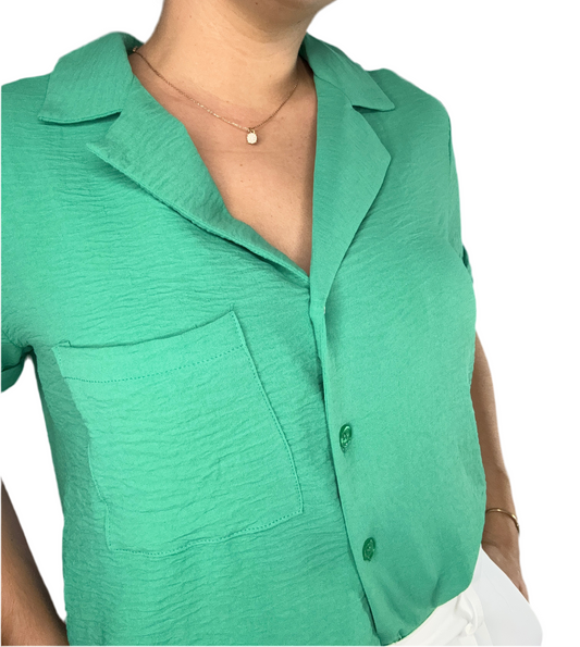 Camisa para dama verde CTD1152-16 445390