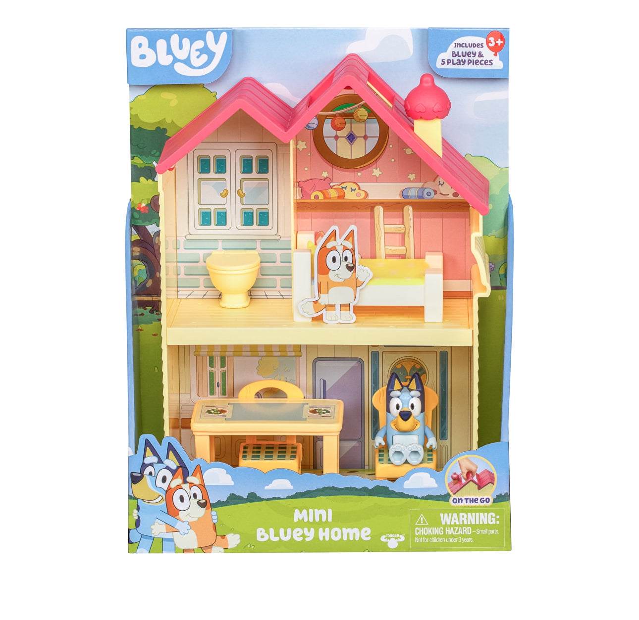 Bluey juguete casa figuras
