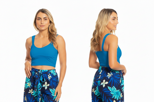 Camisa Blusa Dama azul Chic mi CTD1179-5 390345