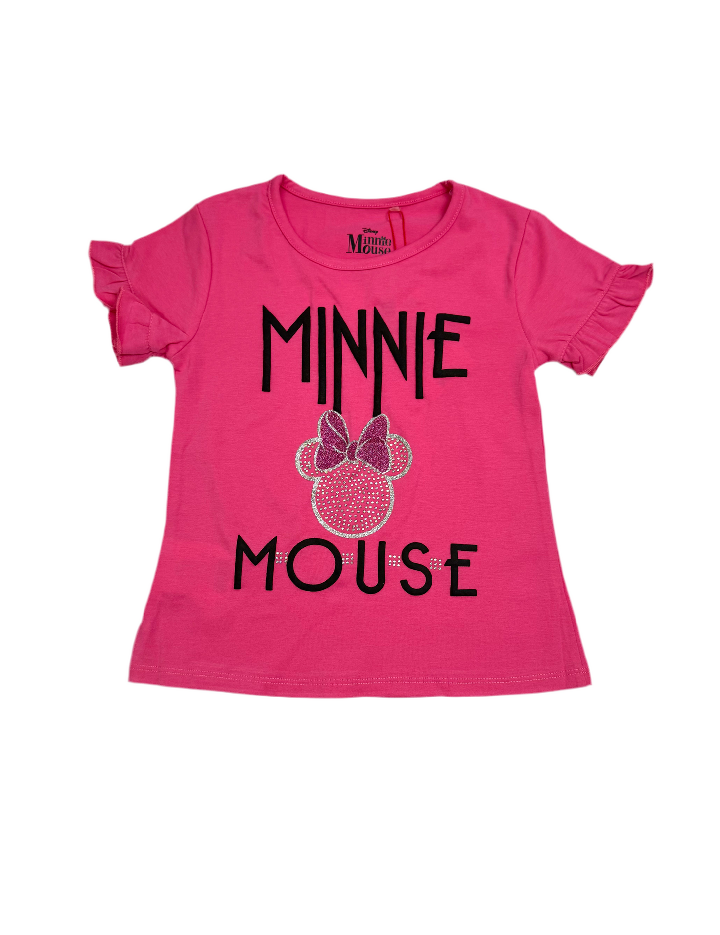 Camisa rosado fucsia perlas niña Minnie Disney MM-2503