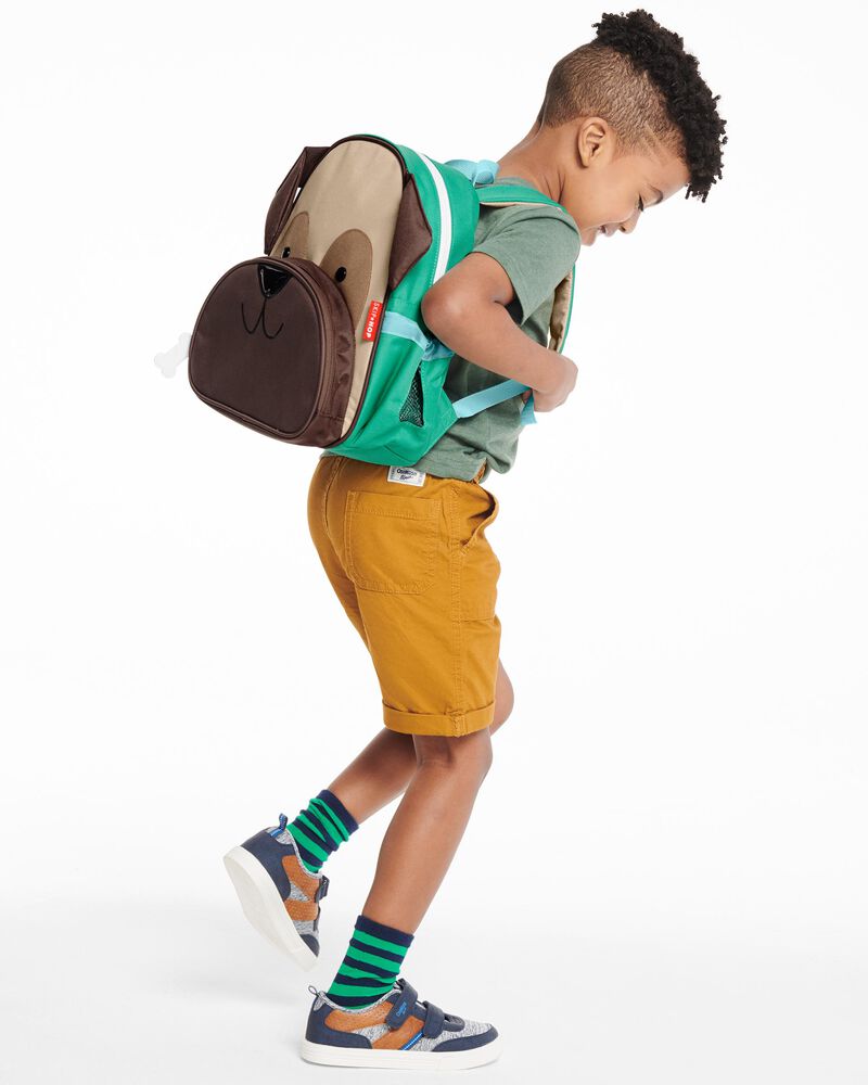 Mochila Skip hop perrito verde café mediana by Carter’s