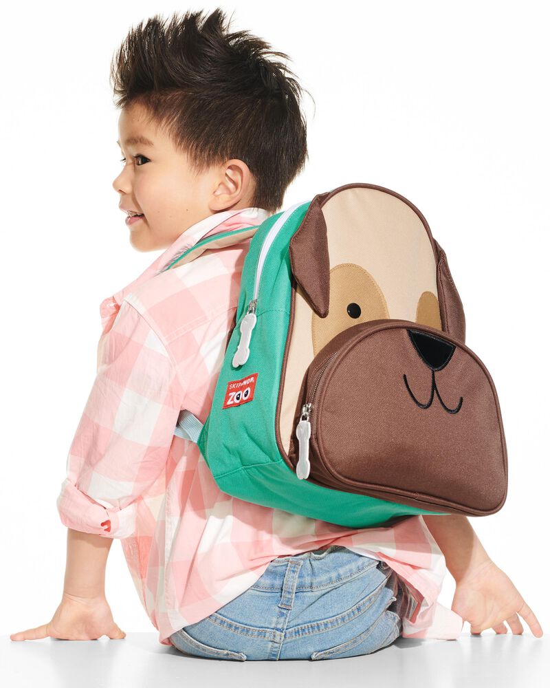 Mochila Skip hop perrito verde café mediana by Carter’s