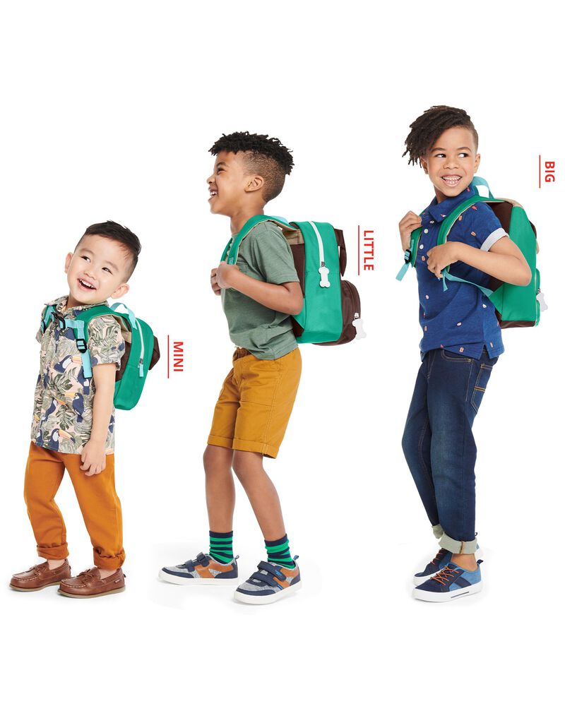 Mochila Skip hop perrito verde café mediana by Carter’s