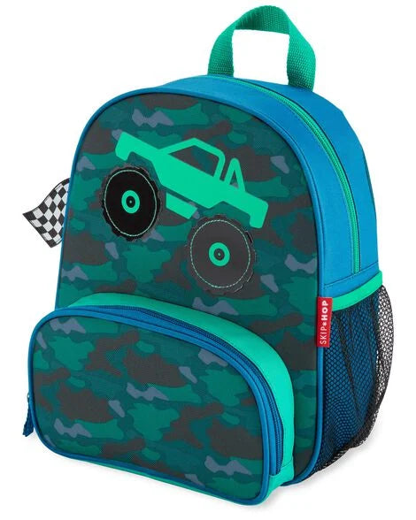 Mochila pequeña verde tractor carro niño Skip Hop 9Q336010
