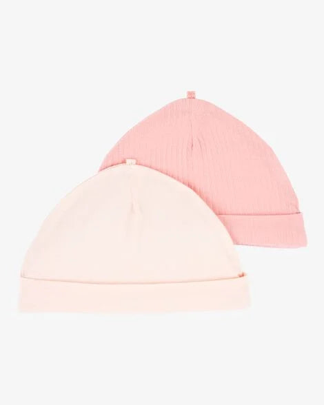 Set 2 gorros bebe niña rosado Carters 9S481910