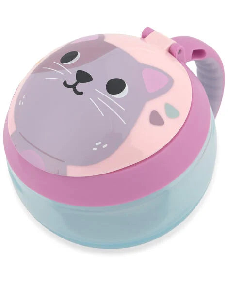 Contenedor snack gato rosado bebe niña 9U613810