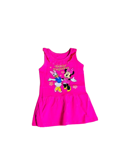 Vestido rosado Minnie Disney bebe niña