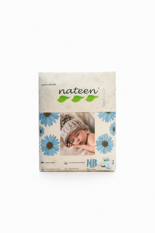 Pañales bebe niño niña nateen NB 80 uni/paq NA0000027