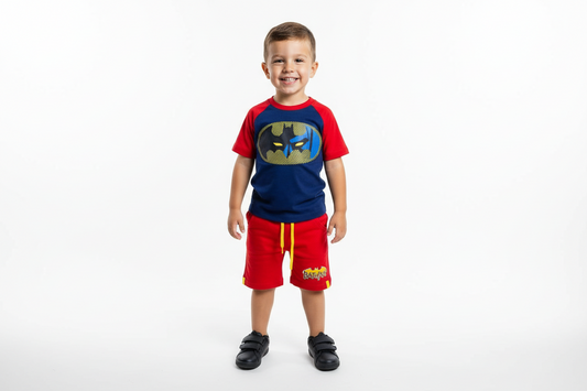Set 2 piezas batman short camisa niño rojo C9-BA-948N 545490