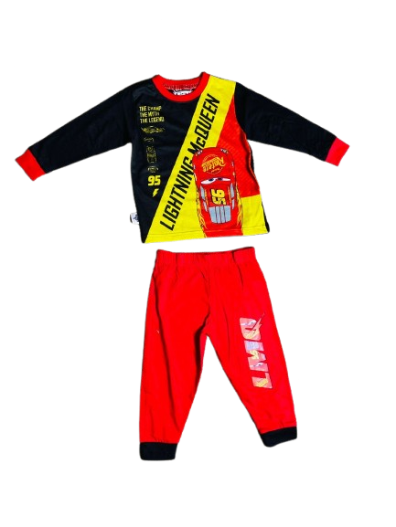 Set 2 piezas pijama cars niño
