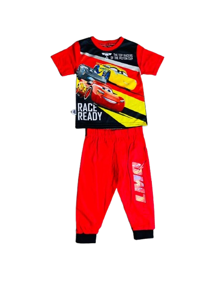 Set 2 piezas pijama cars niño
