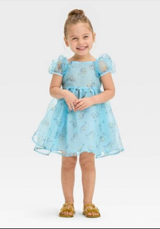 Vestido Bluey azul niña