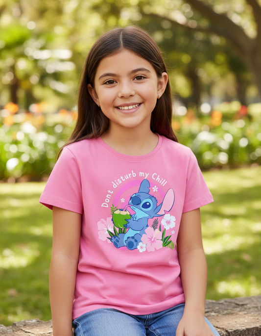 Camisa blusa rosada stitch St Jacks niña 2030199203
