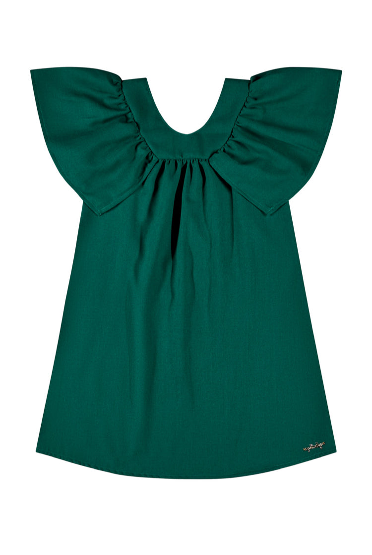 Vestido verde quimbykids niña 34191-195421