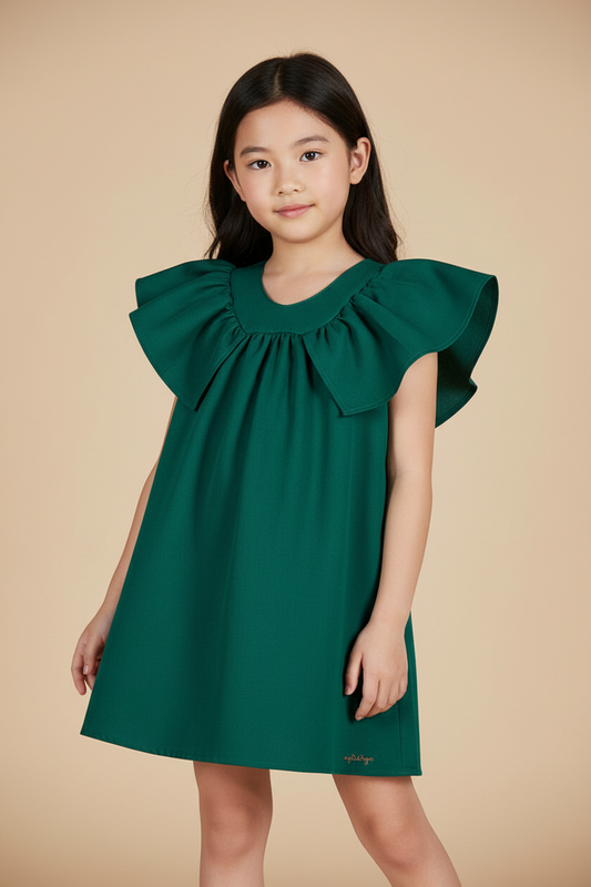 Vestido  niña verde quimby  34191-195421