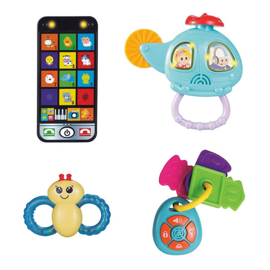 Set 4 juguetes bebe niño niña Tinytots A6819/LS1010/LS010/LS012
