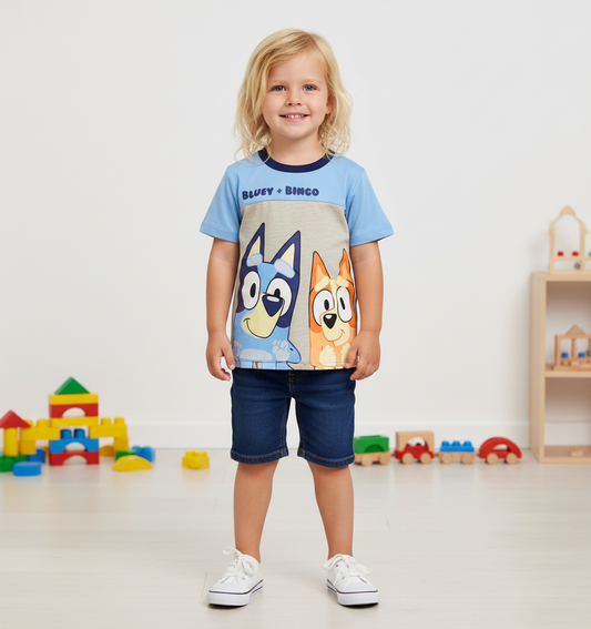 Camisa azul niño Bluey