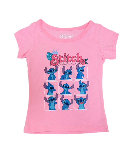 Camisa rosada Stitch Disney niña