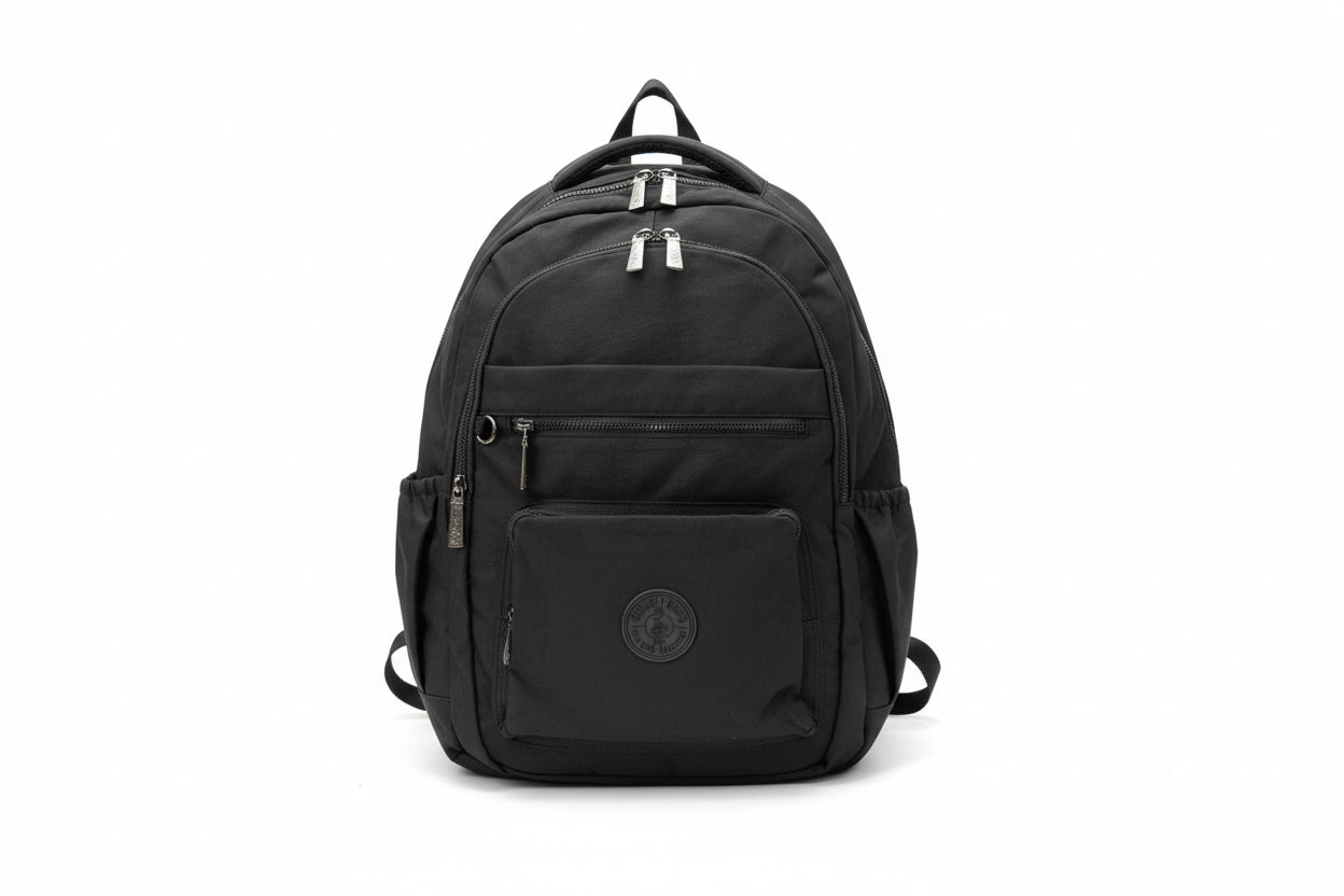 Mochila negra niño niña adulto polo WRINKLE-BP6 1090990