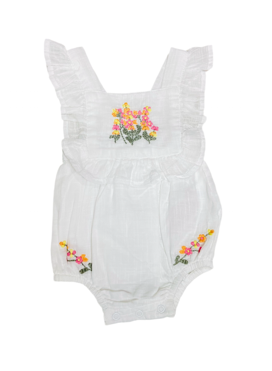Overall Mameluco blanco primark bebé niña