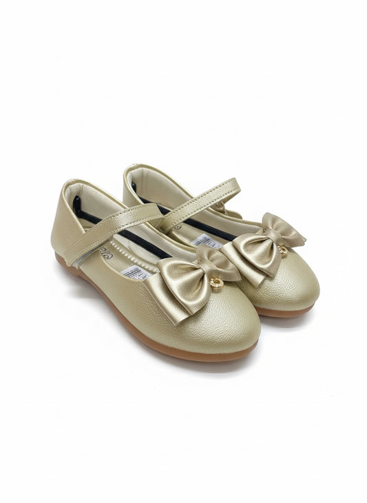 Zapatillas doradas chongo niña 152208000-000069