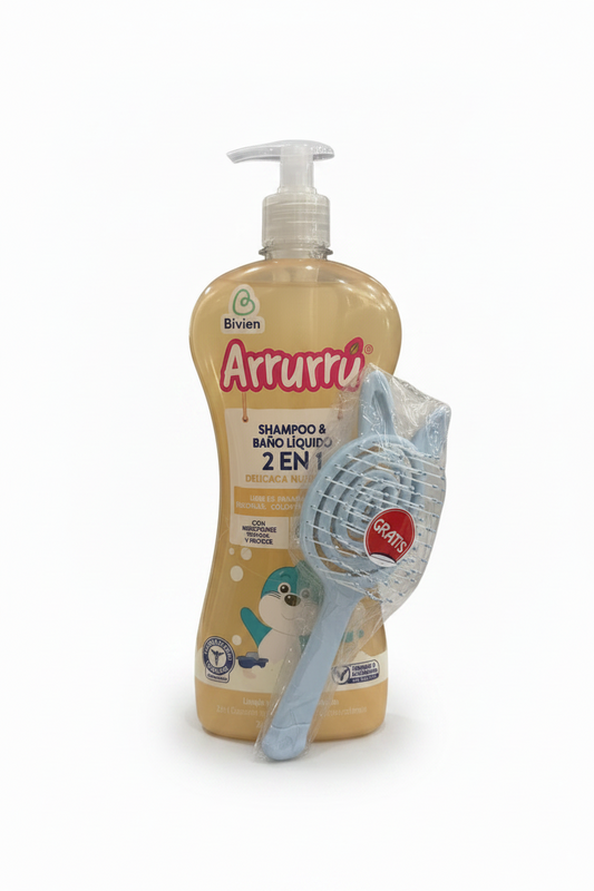 Shampoo arrurú 750ml avena bebe niño niña